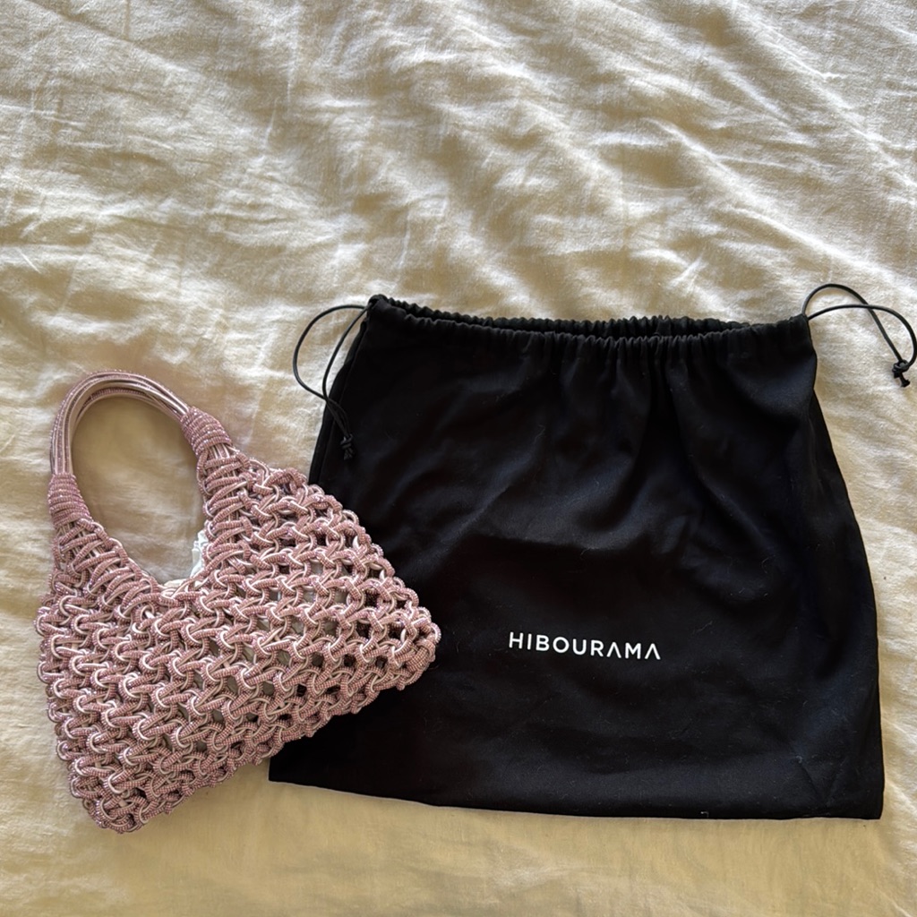 Hibourama Pink Crystal Handbag